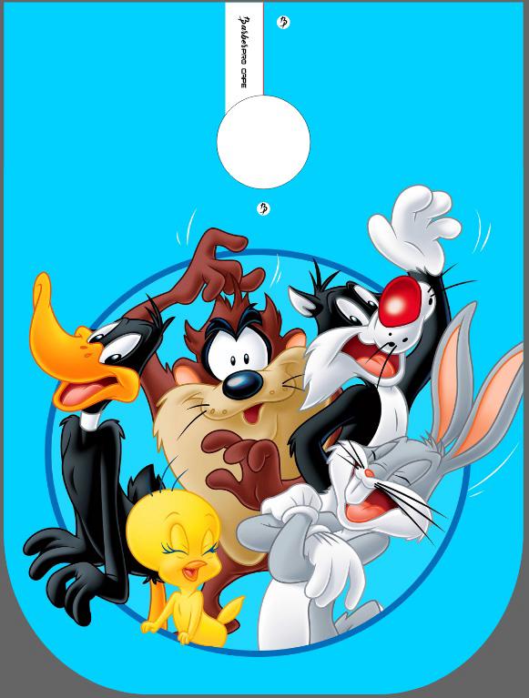 Kids Cape # 10 - Bugs, Tweety, Taz, Daffy, Sylvester