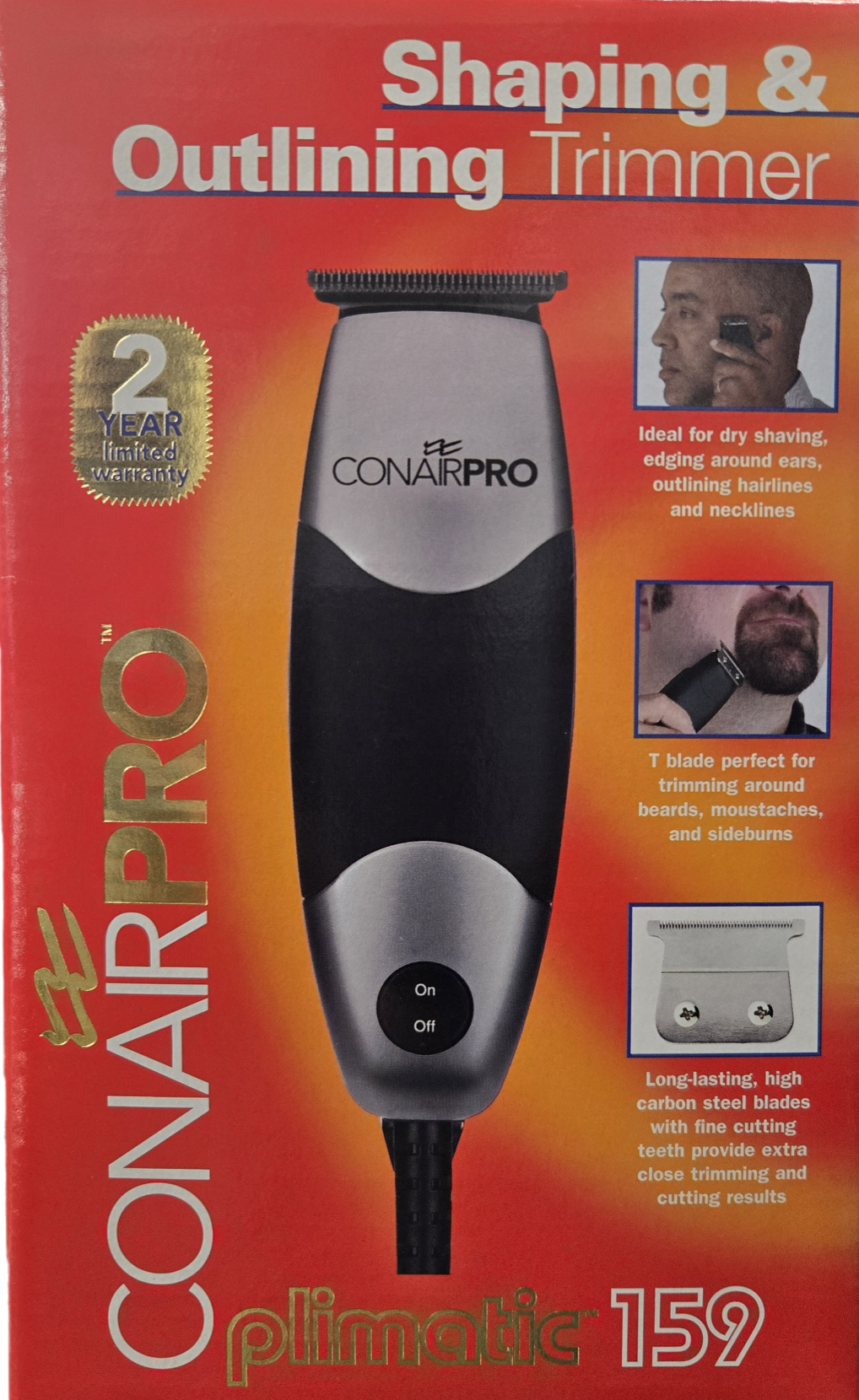 ConairPro Cord Shaping & Outlining Trimmer PLIMATIC Clipper 159