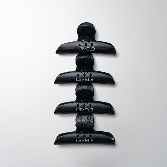 L3VEL3 Hair Claw Clips (4 Pcs)
