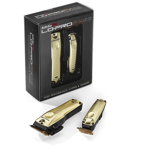 BaByliss PRO Lo-Pro FX Limited Edition High Performance Gold Clipper & Trimmer