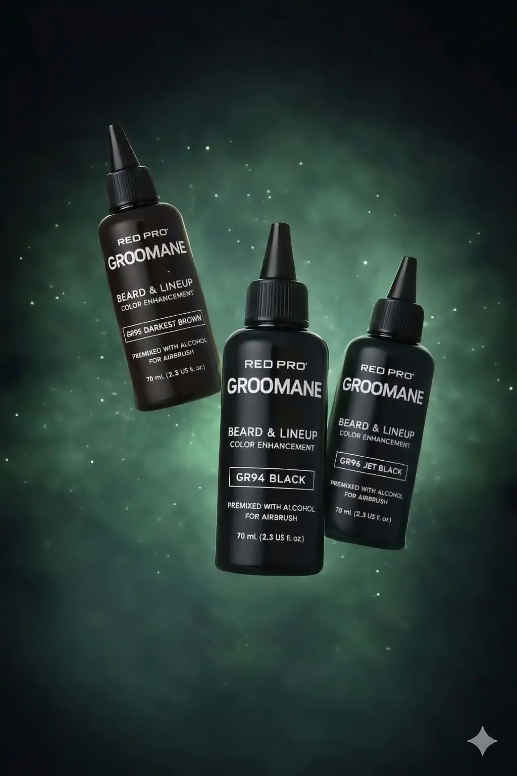 NoClogg™ AirBrush Pro Hair Dye – Semi-Permanent Airbrush Color for Hairline Enhancements & Gray Coverage