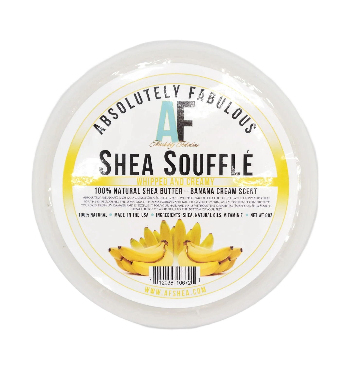 ABSOLUTELY FABULOUS Shea Soufflé Shea Butter (Banana Creme) 8 oz