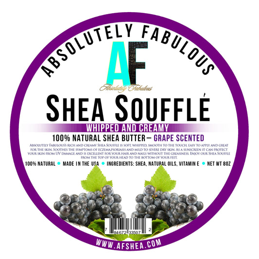 ABSOLUTELY FABULOUS Shea Soufflé Shea Butter (Grape) 8 oz