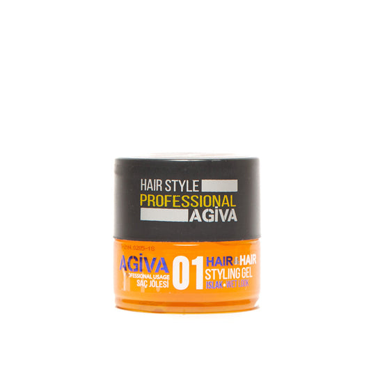 AGIVA Hair Styling Gel 01 (Wet look) Medium Hold 200 mL