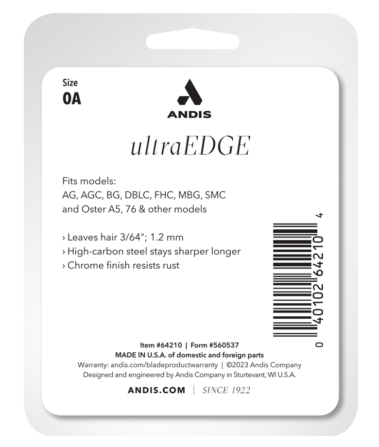 ANDIS Ultra Edge Replacement Blade Size 0A