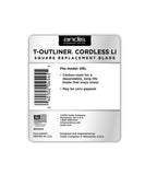 ANDIS® Cordless T-Outliner® Li Replacement T-Blade - Carbon Steel