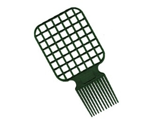 Afro & Twist Comb (Green)
