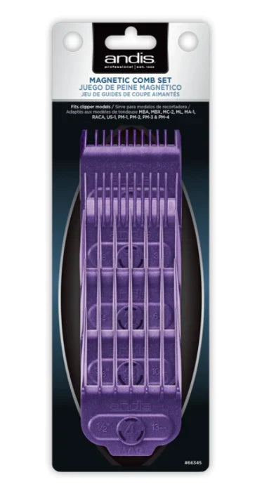 Andis Magnetic 5-Piece Comb Set