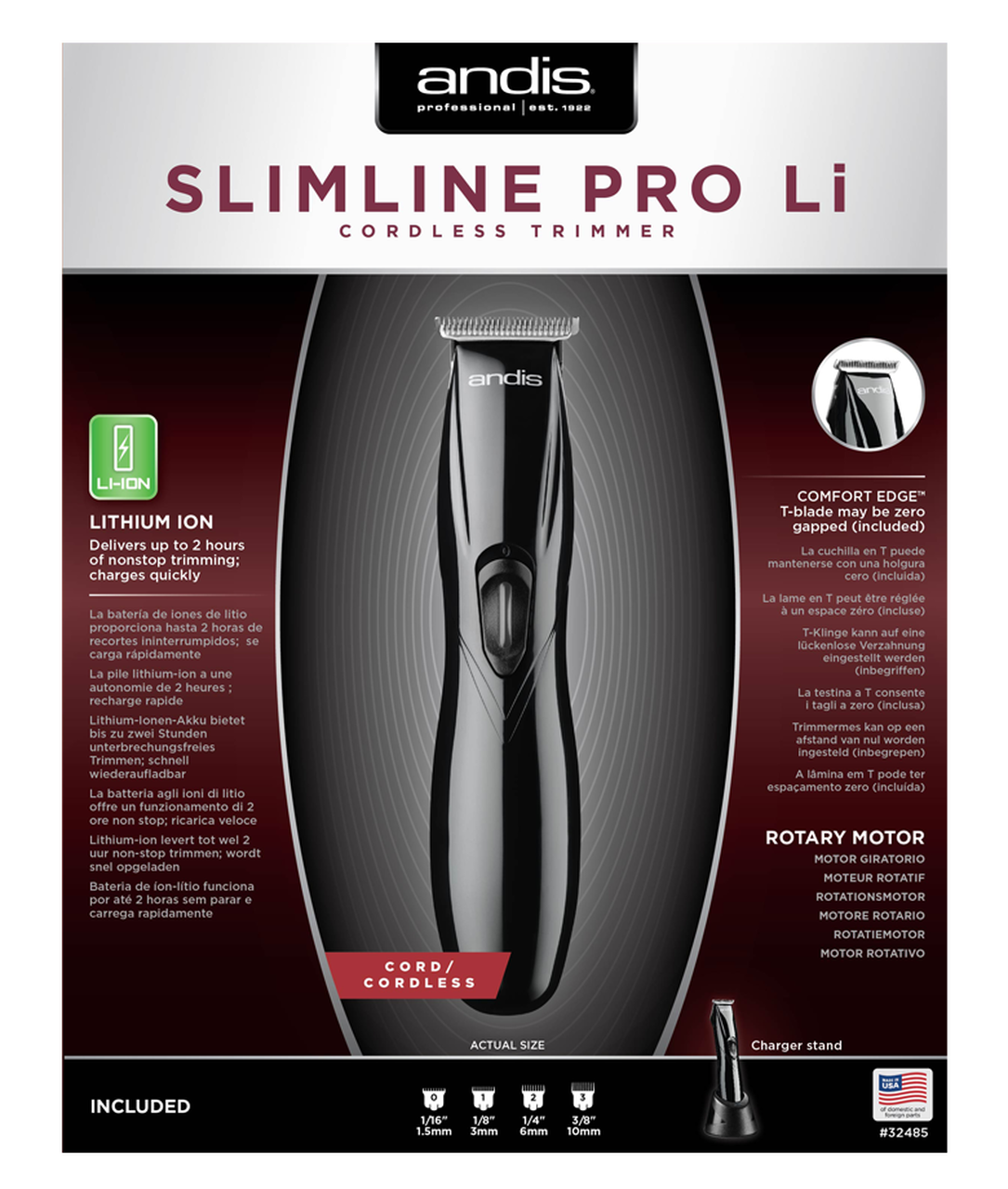 Andis Slimline® Pro Li T-Blade Trimmer