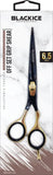 BLACK ICE Stylish Off Set Grip Gold & Black 6.5" Shear