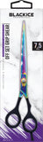 BLACK ICE Stylish Off Set Grip Holo & Black 7.5" Shear