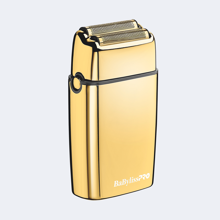 BaBylissPRO FX02 Metal Double Foil Cordless Shaver (Gold)