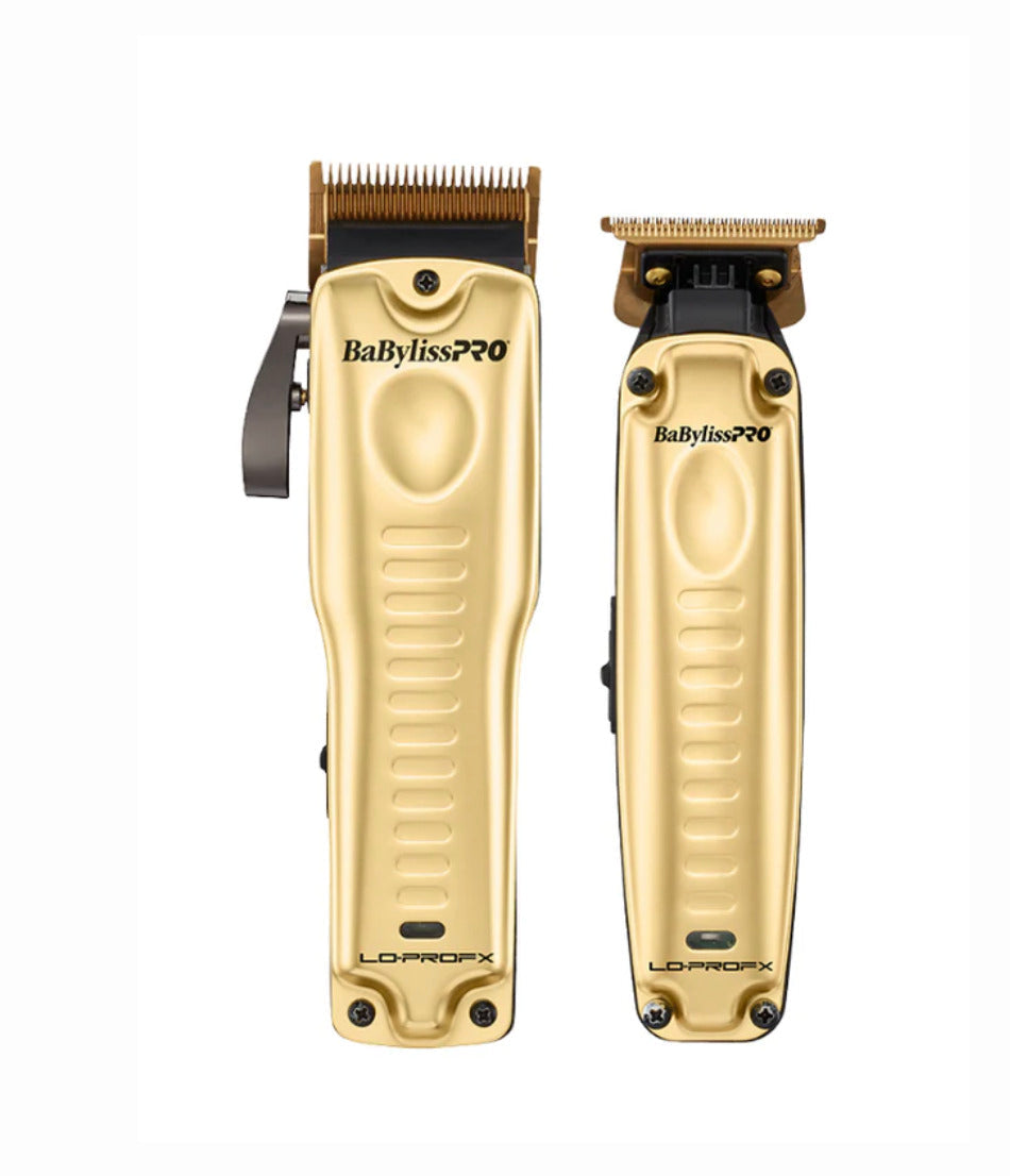 BaBylissPRO Lo-ProFX Limited Edition Gold Clipper & Trimmer Combo