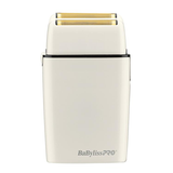 BaBylissPRO FX02 Metal Double Foil Cordless Shaver (White)