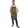 Betty Dain Gold & Black Limited Edition Vintage Apron