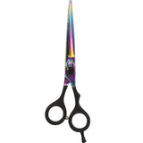BLACK ICE Stylish Off Set Grip Holo & Black 6" Shear