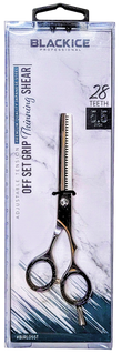 BLACK ICE Offset Grip 5.5" Thinning Shear