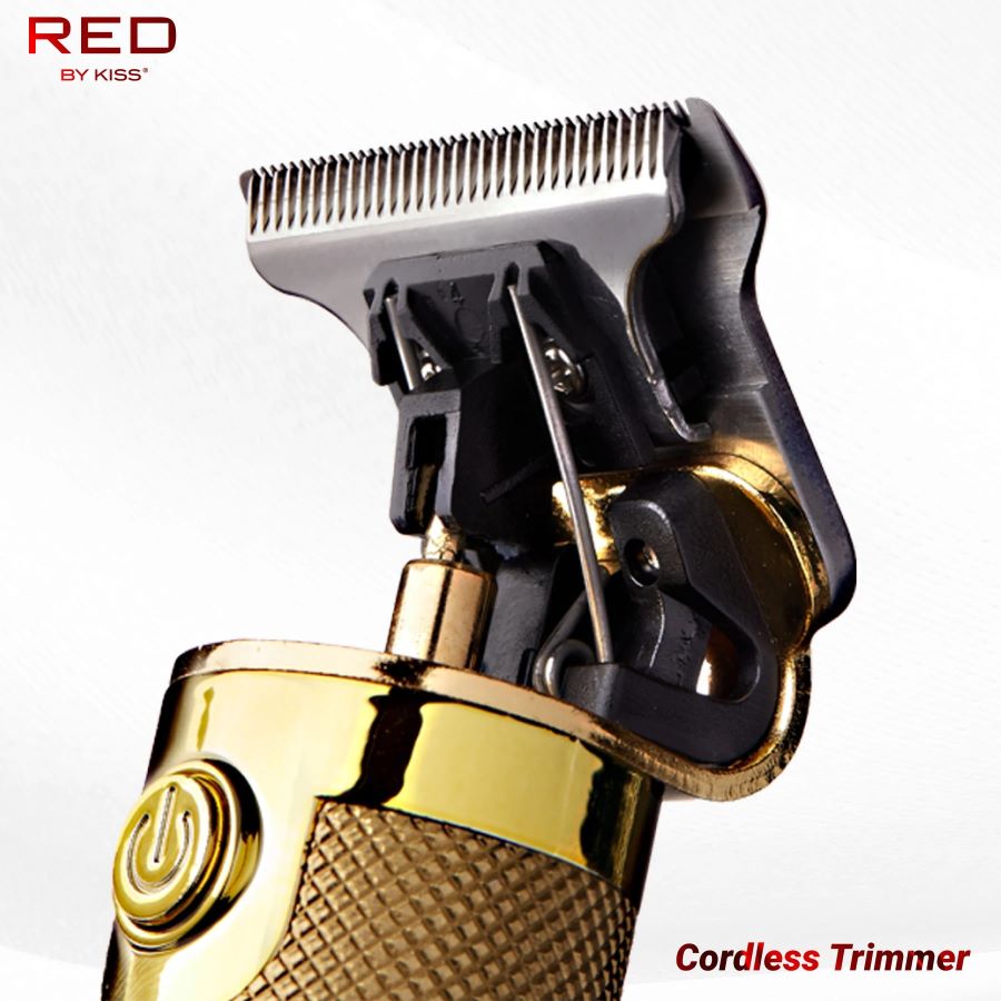 RED by Kiss Cordless Trimmer with Precision Blade Gold
