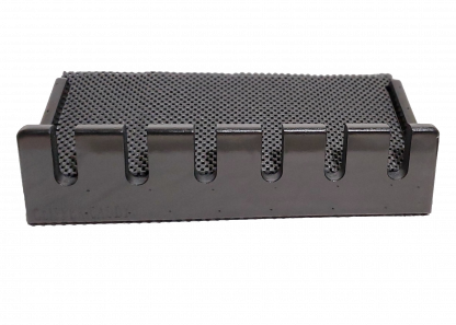 Black Wood Clipper Caddy (6-Slot)