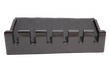 Black Wood Clipper Caddy (6-Slot)