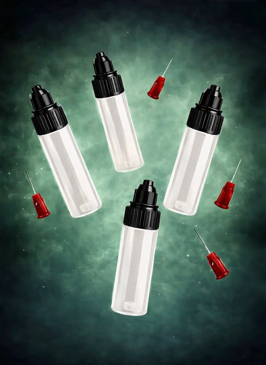 4 pack Bottles and Needles 1oz