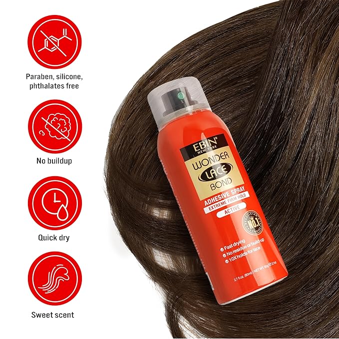 EBIN NEW YORK Wonder Lace Bond Adhesive Spray (Extreme Firm Hold)