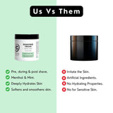 Rolda Menthol & Mint Shaving Cream For Sensitive Skin