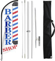 FSFLAG Barber Shop Outdoor Flag Stand