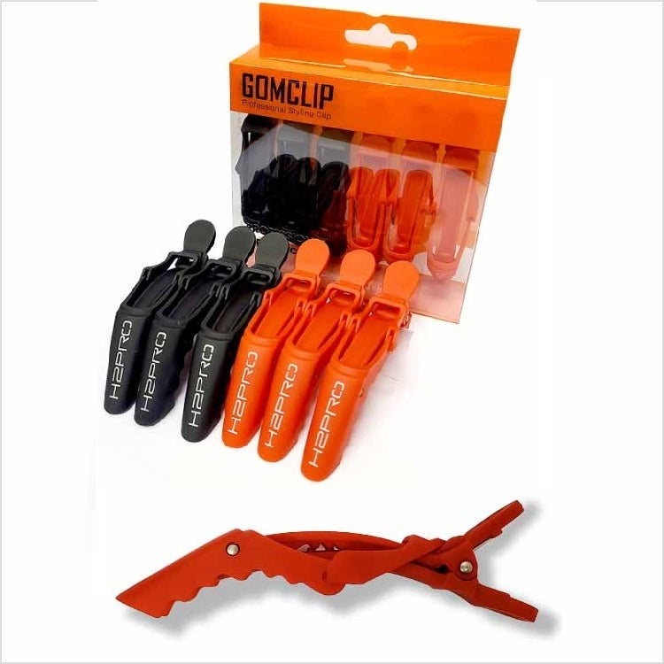 H2PRO GOMCLIP Professional Hair Clips (6pk)