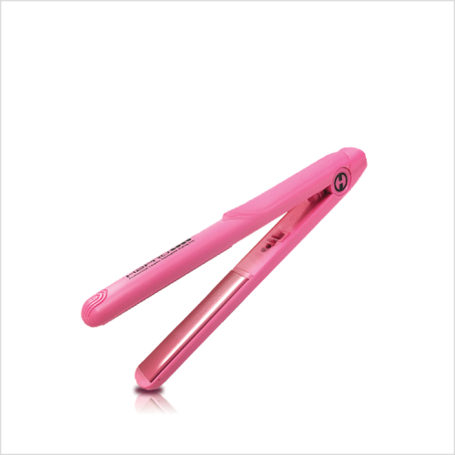 H2PRO Mini 3/4″ Ceramic Flat Iron (Pink; Travel Size)
