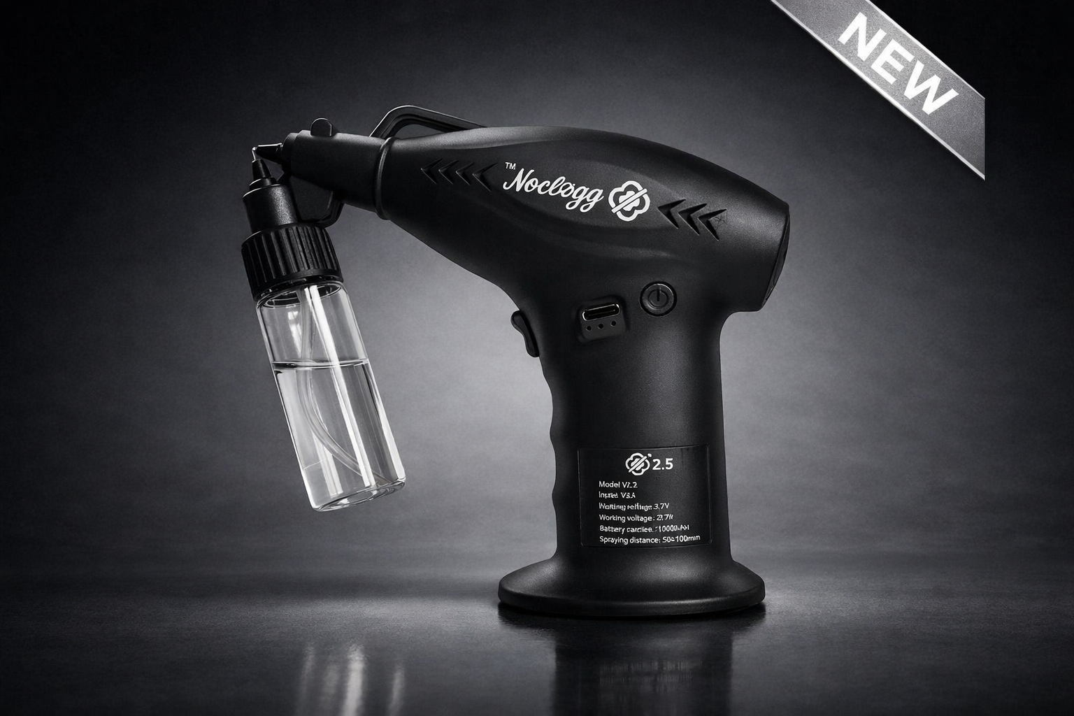 New! NoClogg AirBrush 2.5