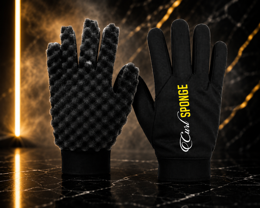 Black CURL SPONGE GLOVE