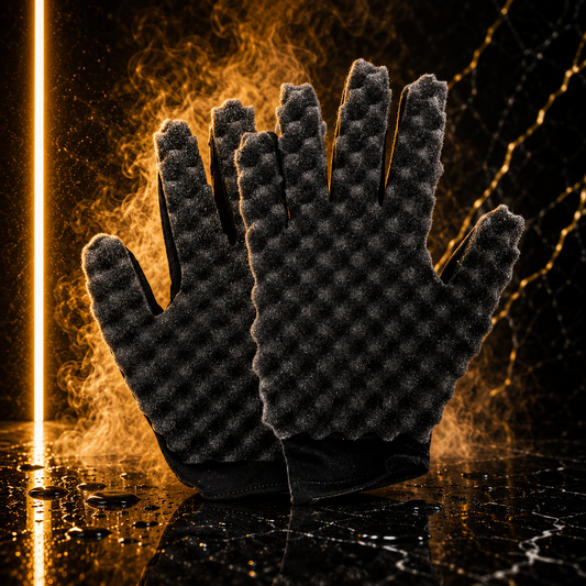Bulk DOUBLE SIDE CURL SPONGE GLOVE