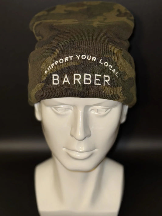 JTB COLLECTION Support Your Local Barber Beanie