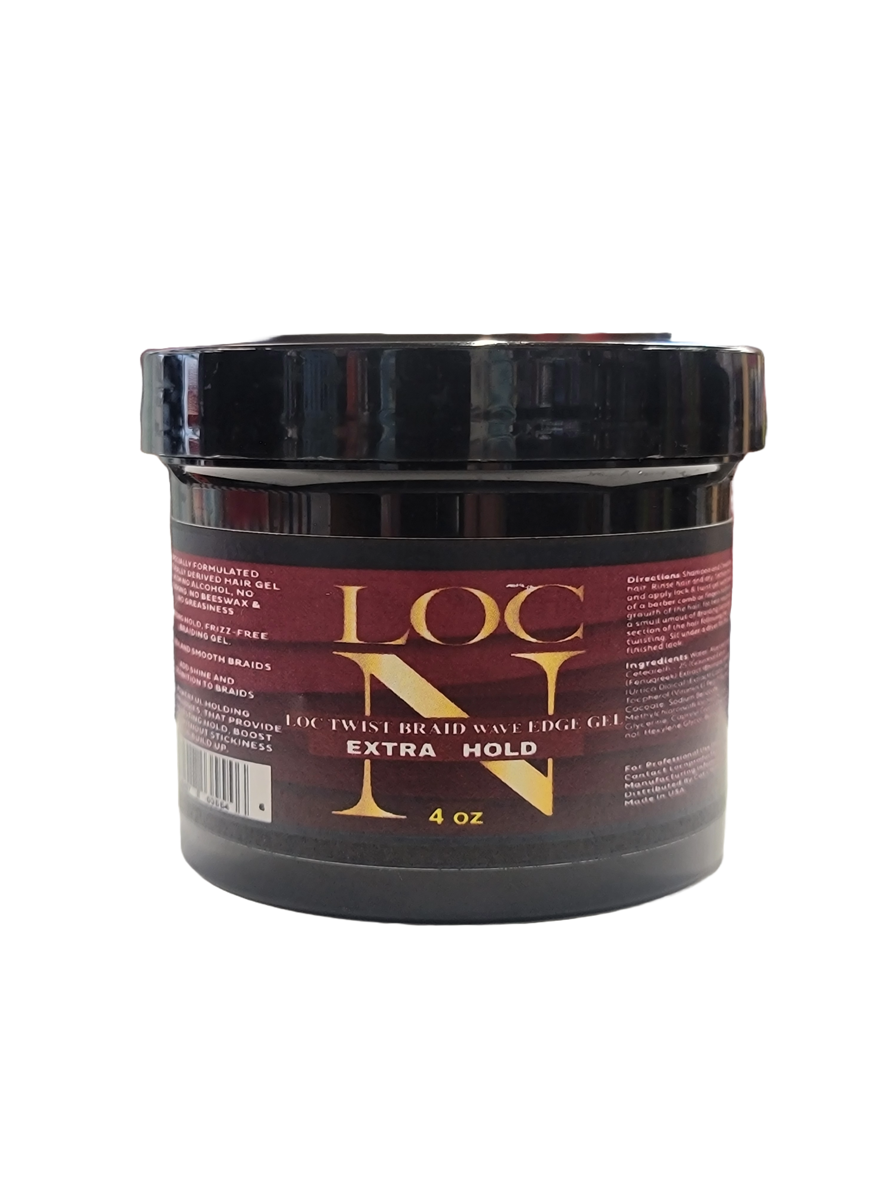 Loc N Twists Braids Wave Edge Gel Extra Hold