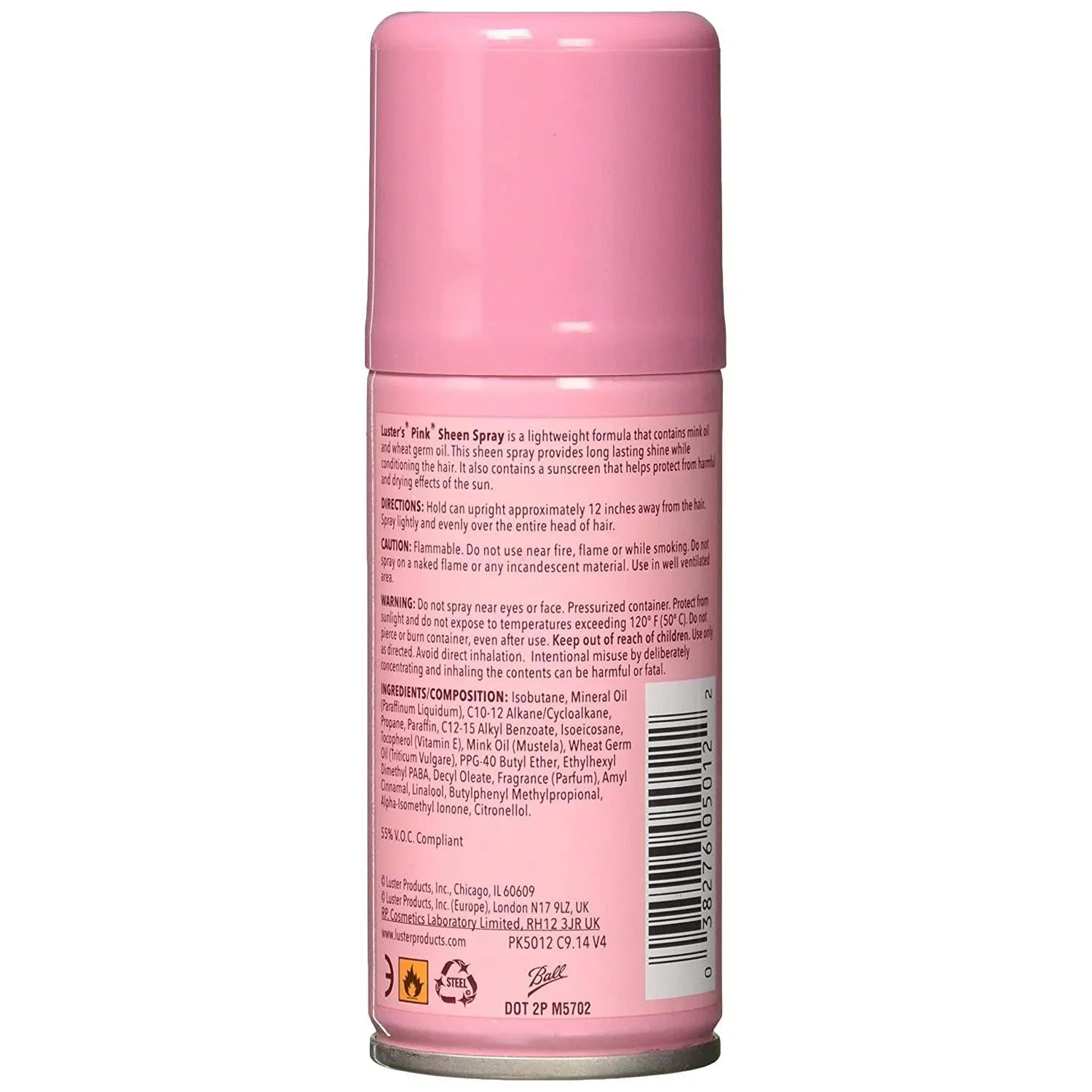 LUSTER'S PINK Sheen Spray 2oz