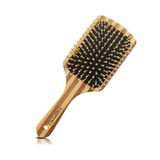H2PRO Large Bamboo Wood Bristle Paddle Brush