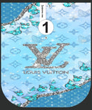 Barberpro Cape - Louis Vuitton Blue #8