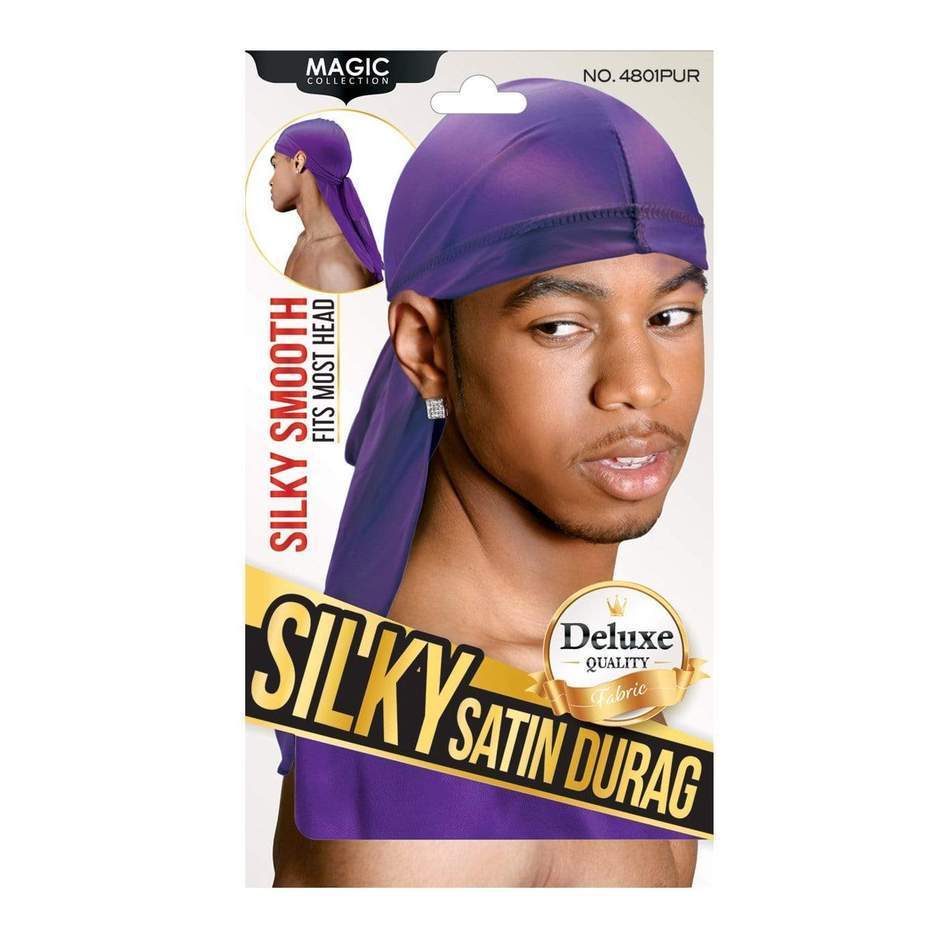 Magic Silky Satin Durag  (Purple)