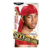 Magic Silky Satin Durag (Red)