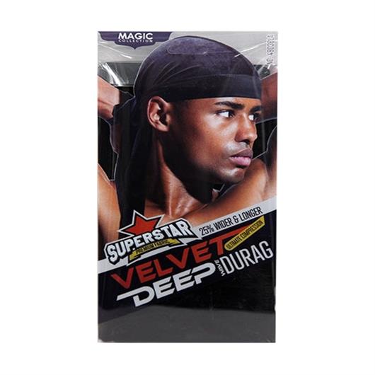 Magic Velvet Deep Wave Durag (Black)