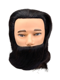 100% Human Hair Male Bearded Mannequin
