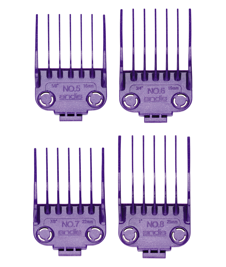 Andis Master® Dual Magnet Large 4-Comb Guide Set