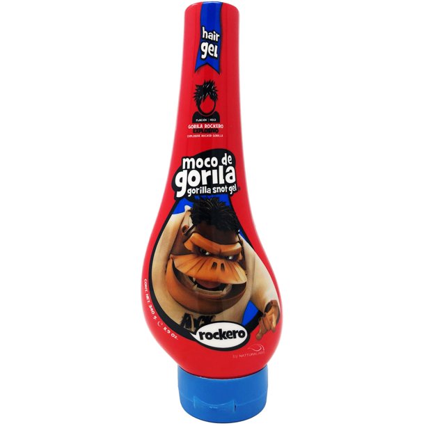 Moco de Gorila Snot Hair Gel Punk Yellow Squeeze Tube, 11.9oz