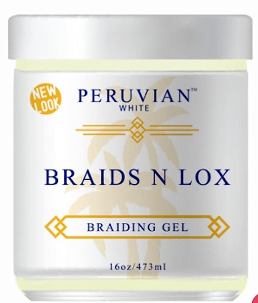 PERUVIAN WHITE Braids N Lox Braiding Gel