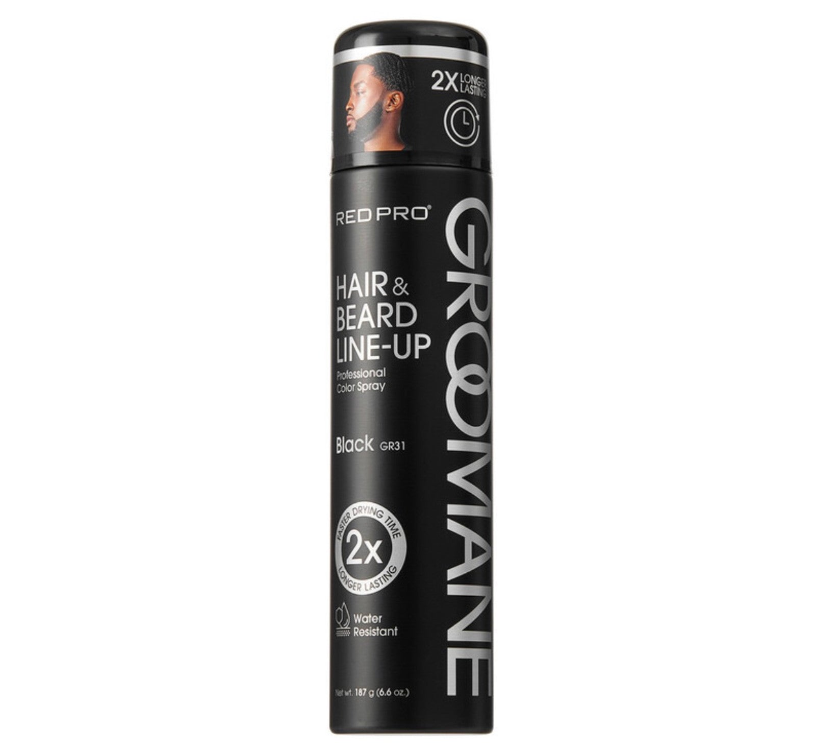 RED PRO Groomane Hair & Beard Lineup Black