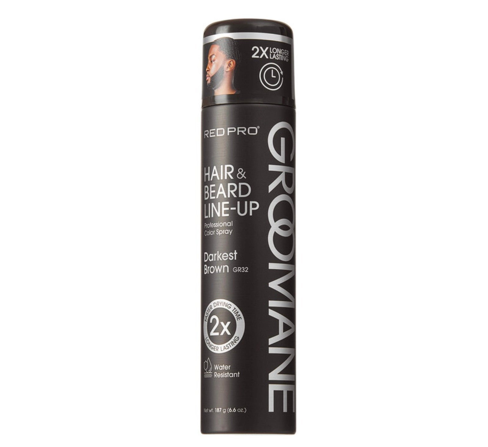RED PRO Groomane Hair & Beard Lineup Darkest Brown