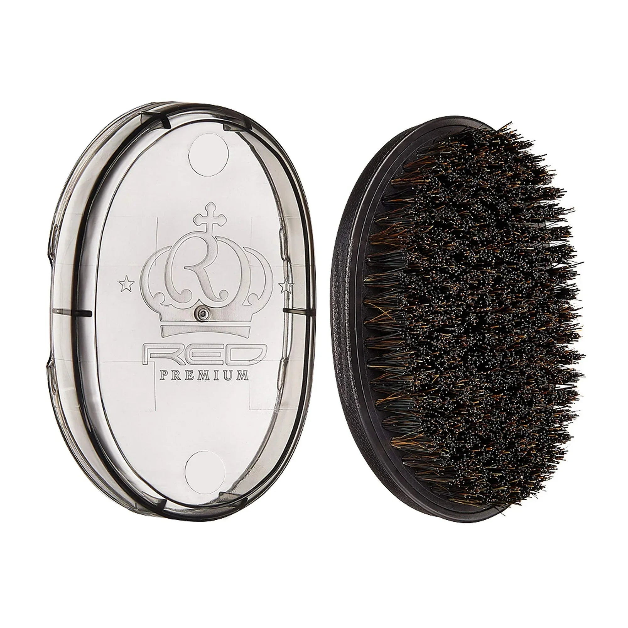 RED PREMIUM x BOW WOW Pocket Wave Curved Palm Brush