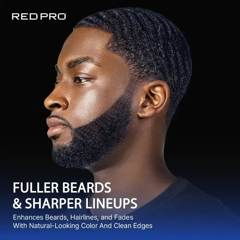 RED PRO Groomane Beard & Lineup Color Darkest Brown