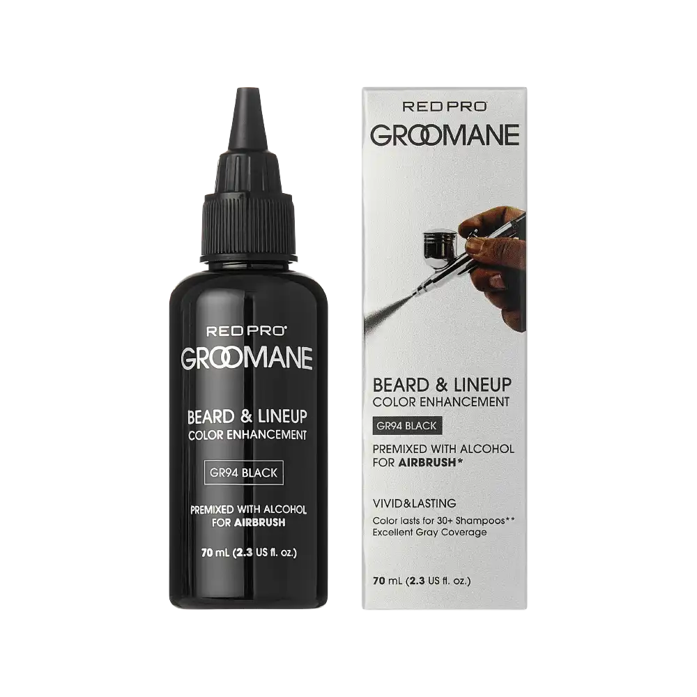 RED PRO Groomane Beard & Lineup Color Black